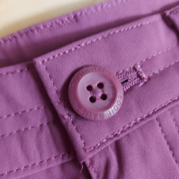Eddie Bauer Purple Capris Crop Pants - Picture 5 of 9